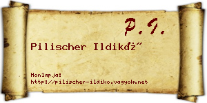 Pilischer Ildikó névjegykártya